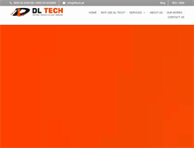 Tablet Screenshot of dltech.pk